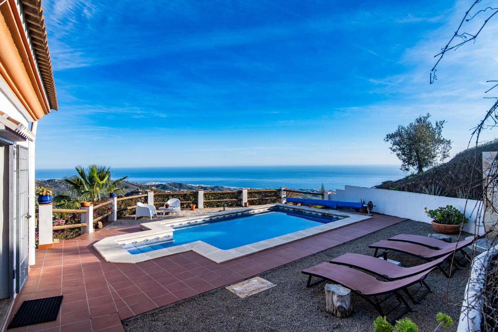Villa Los Naranjos Sayalonga Exterior foto